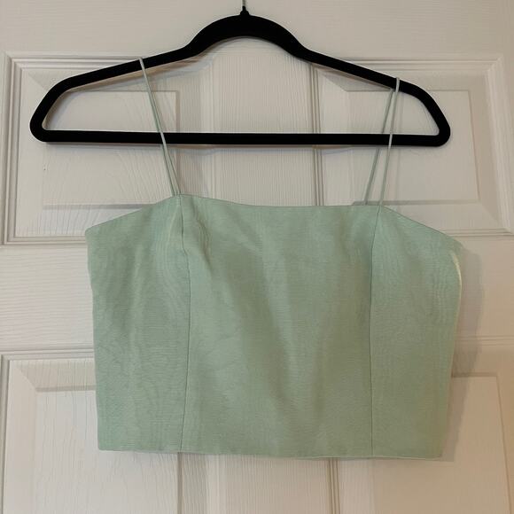 Alice + Olivia Tops - Alice + Olivia Women Crop Top Tank Mint Green Size 4 NWT